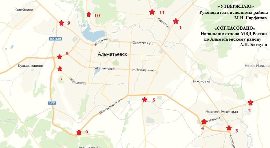 Карта альметьевска со спутника в реальном времени