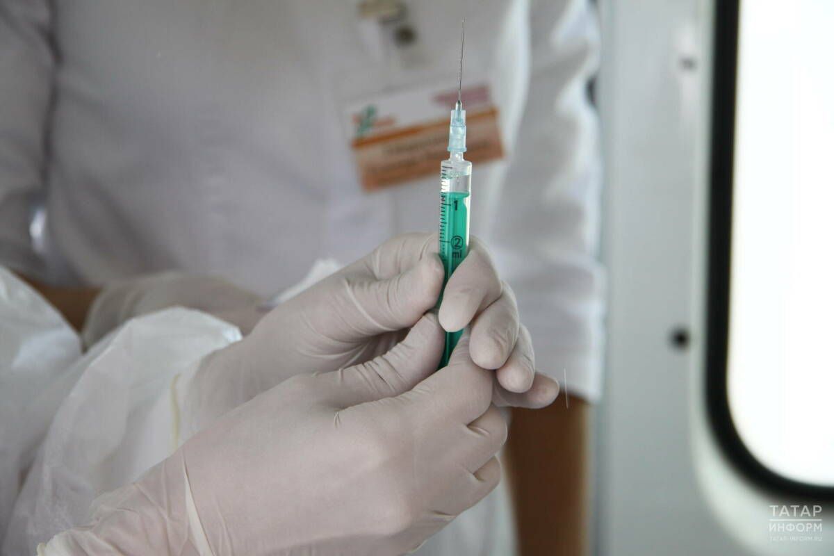 Әлмәттә гриппка каршы вакцинация узды