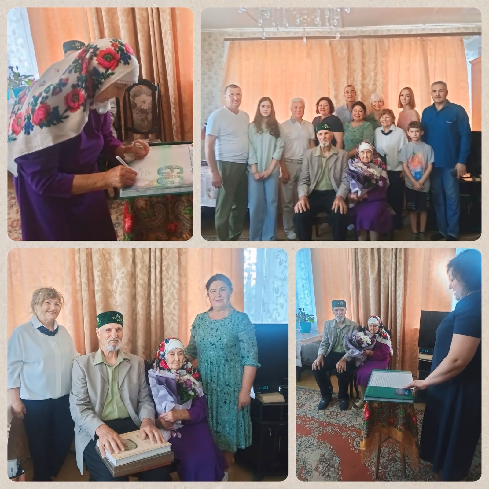 Бриллиант туйларын бәйрам итүче әлмәтлеләрне хөрмәтләделәр