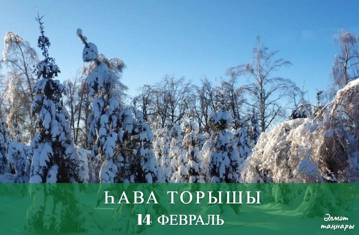 14 февральгә һава торышы