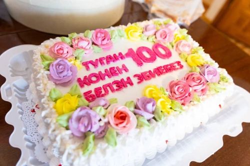 Әлмәттә тыл хезмәтчәнен  бер гасырлык юбилее белән котладылар