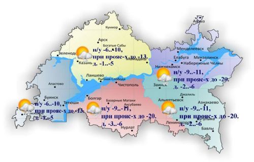 29 февральгә һава торышы