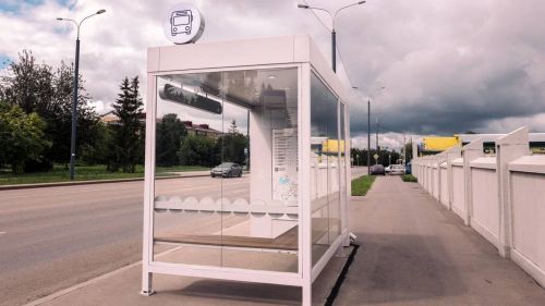 Әлмәттә «13 нче мәктәп» тукталышында яңа павильон барлыкка килде