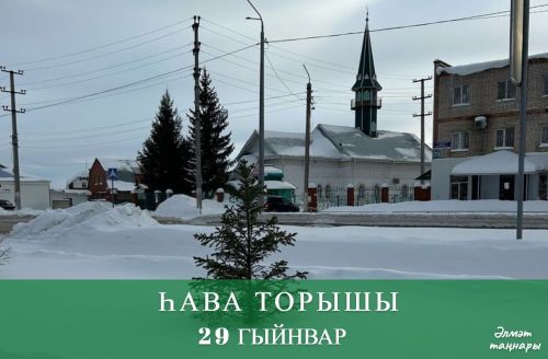29 гыйнварга һава торышы