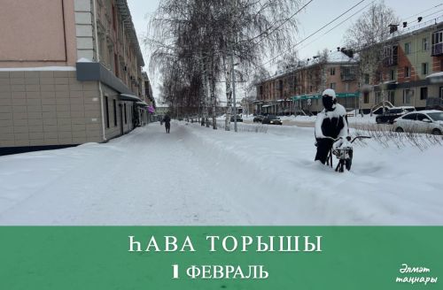 1 февральгә һава торышы