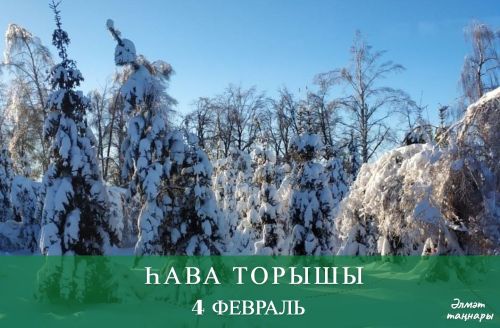 4 февральгә һава торышы
