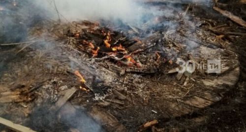 Урсалыда яшәүчегә  коры үлән яндырган өчен штраф салганнар