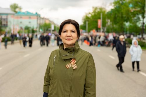 Әлмәт районы башлыгы Гүзәл Хәбетдинованың Җиңү көне белән котлавы
