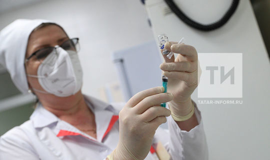Әлмәт районында коронавирустан 21 мең кеше прививка ясаткан