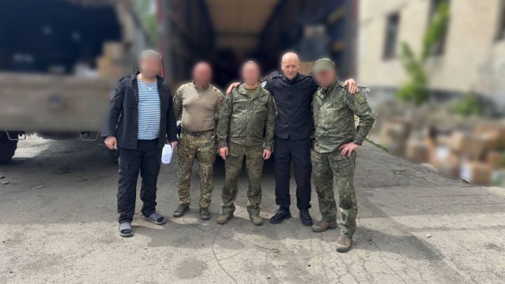 Әлмәт районыннан махсус хәрби операция зонасына гуманитар йөк барып җитте