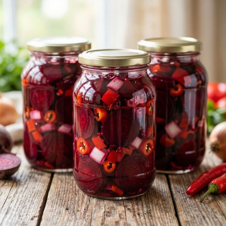 Чөгендердән лечо рецепты
