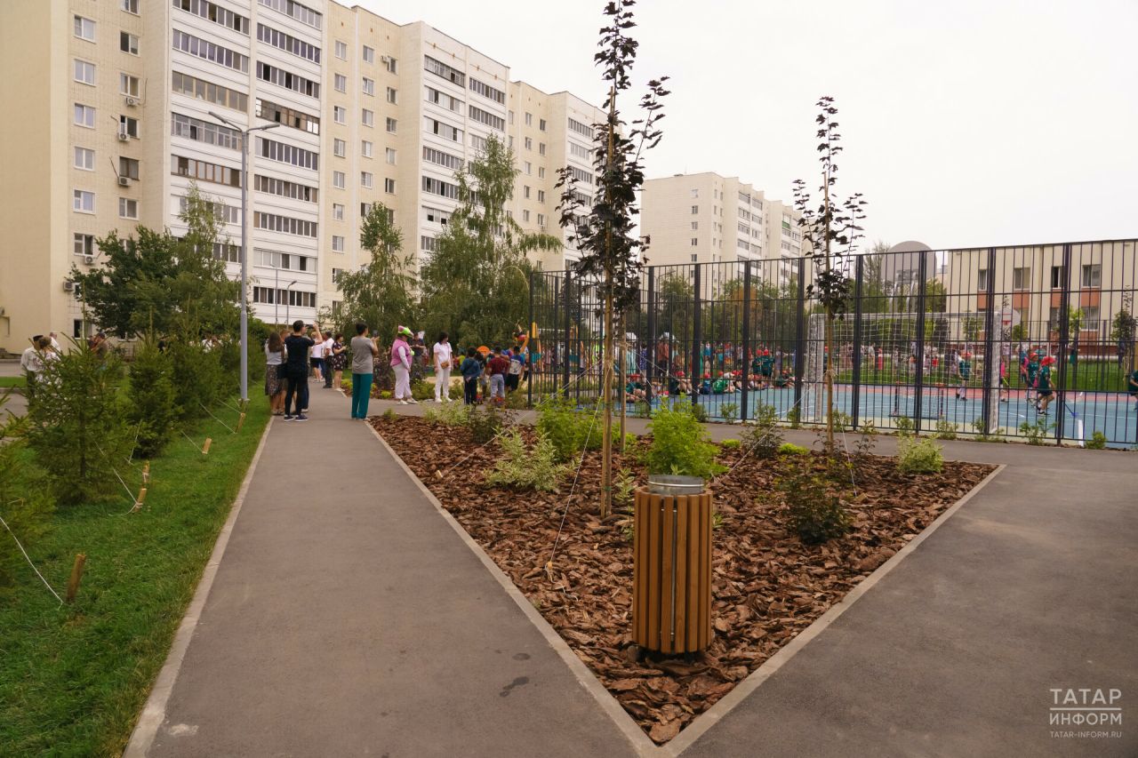 Әлмәтлеләр яңартылган ишегаллары өчен Татарстан  рәисенә рәхмәт белдерәләр