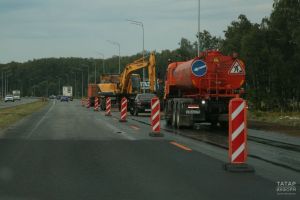 Әлмәт-Мөслим трассасын милли проект буенча ремонтладылар