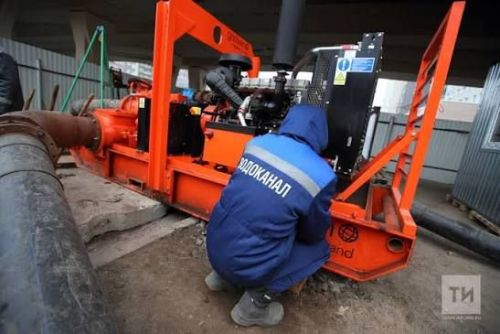 Әлмәттә магистраль суүткәргечне реконструкцияләүнең беренче этабы төгәлләнде