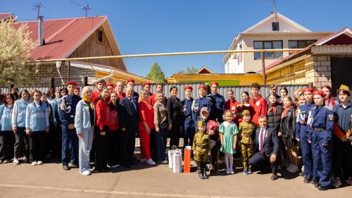 Әлмәттә Җиңү юбилее уңаеннан 80 агач утырттылар