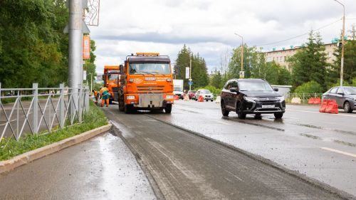 Әлмәттә Шевченко урамын ремонтлау дәвам итә