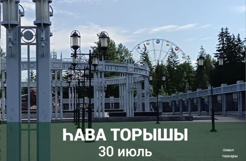 30 июльгә һава торышы