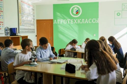 Габдрахман авылында илкүләм проект буенча агрокласс җиһазларын яңарттылар
