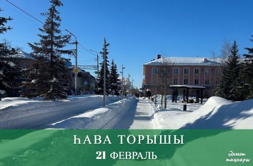 21 февральгә һава торышы