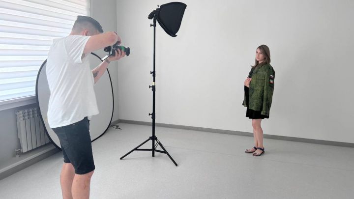 Әлмәт районында «Геройларның хатыннары» фотопроекты узды