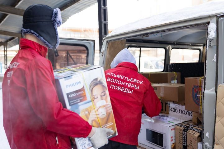Әлмәт алгы сызыкка элемтә чаралары, дроннар һәм УАЗлар җибәрде