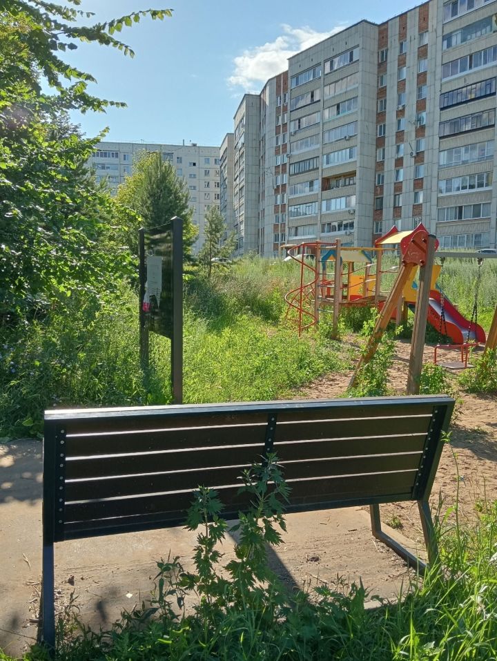 Әлмәтлеләр ишегалларында үскән үләннән зарлана