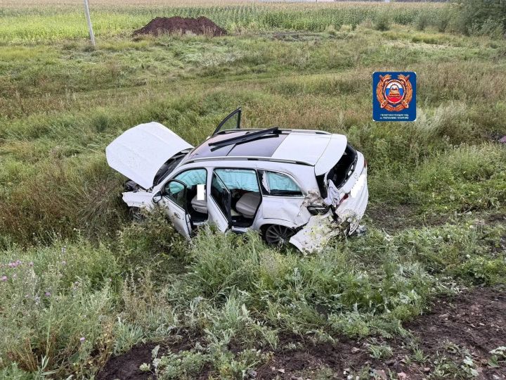 «Мерседес» пассажиры Әлмәт районында юл-транспорт һәлакәтендә һәлак булган, өч кеше зыян күргән